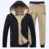 Mens Tracksuits Lamb Cashmere Hoodiepant Tracksuit Sway Winter Grand Discaled Track Suit Suit Warm Fleece Sweece Sweece 221130