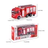 Diecast Model Car Truck Firetruck Juguetes Fireman Sam Fire Truckengine Vehicle Car Music Light Educational Boy Kids Toys Drop 221129