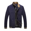 Kurtki męskie jesienne zima moda mężczyźni Slim Fit Business Coats Mens Windbreaker Pure Color Emwear Plus Size 5xl Casual Jacket 221130