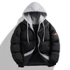 Uomo Piumino Parka Uomo Inverno Caldo Cappotti imbottiti in cotone Addensare Giacca Moda Strada Spessa con cappuccio Capispalla Abbigliamento 221129