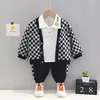 Kleidungssets Baby Junge Mode Trendanzug Kinder Sport Straße Hohe Qualität Herbst Frühling Kinder Sportbekleidung Kleidung 1 2 3 4 Jahre 221130