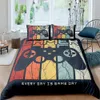 Beddengoedsets 2 3 PCS Gamer Dekbedoverkapset Queen King Kids Boys Girls Bed Game Quilt Polyester Coverter 221206