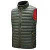 Hommes gilets vestes sans manches automne chaud Homme hiver décontracté rembourré coton gilet Chalecos Para Hombre 221130