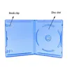 Blue DVD CD -skivor Fallfästehållare Box för PS4 Slim Pro Games Disk Storage Cover Protector Replacement Game Accessories Snabbfartyg