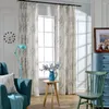 Cortinas hermosas con estampado floral para sala de estar, dormitorio, cortinas decorativas para el hogar, tratamientos para ventanas, sensación de mano suave