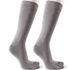 Мужские носки хлопковые длинные трубки с пятью пальцами японской дезодорант дышащий Soild и Toe Sweat-Absorbin D5Z2