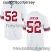 ステッチ52 Antwuan Jackson Ohio State Buckeyes White ncaa Football Jerseyカスタム任意の名前番号xs-5xl 6xl