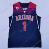 Nya bär 2020 Arizona Wildcats Basketball Jersey NCAA College Green Bibby Mannion Zeke Nni Arenas Terry Lauri Markkane