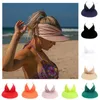 Berets Women Sun Hat Anti-UV Wide Brim Ekreen ochronny Lato 2023 Travel Jogging Caps Modna ochrona plaży
