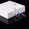 Chains Mybeboa Comfortable To Wear High Grade Zircon China Exclusive Spinning Globe Necklace Women Original Gift For Girl