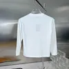 Män t shirt mode lång ärm t skjortor höst tröjor hip hop streetwear tshirt casual topps geometriska tryckta kläder lyx varumärke topp par hoodie