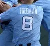 Heels#3 College Baseball Wears UNC North Carolina Tar Dylan Harris 4 Brandon Martorano 6 Enwiller 23 Tyler Baum 2019 CWS Baseball White Blue