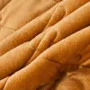 Кровать юбка роскошная супер мягкая хрустальная бархатная шнуровые оборки стеганые матрасы распределите наволочку для дома текстиль 221129