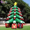 Fabrikpreis 4,4x6mH aufblasbarer riesiger Weihnachtsbaum mit Geschenkboxen sprengen künstliche Pflanzenbäume für Party-Event-Dekoration im Freien, Spielzeug, Sport