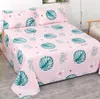 Bedding sets 100 Polyester Brushed Sheet Modern Flat Bedsheet Bed Linen for Bedroom Single Full Queen Size Bedspread Soft Breathable 221129
