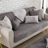 Stoelhoezen Sofa Cushion Fabric Four Seasons Universal Non-Slip Noordse moderne minimalistisch massief hout All-Inclusive Cover