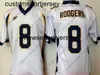 NCAA California Golden Football Jersey 8 Aaron Rodgers 16 Jared Goff 1 Melquise Stovall s Taglia S - XXXL