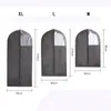 Storage Boxes Non-Woven Clothing Dust Cover Visible Transparent Window Moisture-Proof Suit Bag Wardrobe Anti-dust Foldable Hanging Organizer