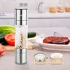 Mills Finether Pepper Mill Grinder 2 en 1 Acero inoxidable Manual Sal Condimento Herramientas de cocina Molienda para cocinar 221130