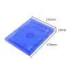 Blue DVD CD -skivor Fallfästehållare Box för PS4 Slim Pro Games Disk Storage Cover Protector Replacement Game Accessories Snabbfartyg