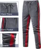 Męskie dresy męskie garnitury 2 -częściowe jesienne zimowe zestawy jogging