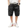Men's Shorts Oversized Pockets Cargo Jeans Shorts for Mens 2021 Summer Fashion Denim Clothing Boyfriend Loose Short Pants Harajuku Streetwear T221129 T221129