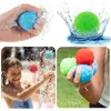 Party Balloons Reusable Waterballoon Cotton Absorbent Ball Outdoor Toy for Kids Pool Beach Bomb Balls Summer Water Battle Anti Stress Game Gift 221129