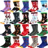 Mens Socks Christmas Tree Snow Elk Gift Cotton Happy Men Autumn Winter woman Funny Year Santa Claus 221130