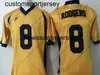 NCAA California Golden Football Jersey 8 Aaron Rodgers 16 Jared Goff 1 Melquise Stovall s Taglia S - XXXL