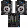 controlli illuminazione Set DJ originale Pioneers 2x lettori CDJ-3000 Controller 1x mixer DJM-900NXS2 Offerta in bundle