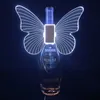 LED Bar Tools Luminous Butterfly Champagne Head Explosive Flash Stick Colorful Wine Bottle Jacket For Bar KTV Party Event Decoration