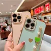 Custodie di lusso Love H Custodia protettiva per fotocamera per iPhone 14 13 12 11 Pro Max X XR XS Max 7 8 Plus 13 Cover posteriore in silicone morbido antiurto