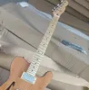 6 Strings Semi Hollow Electric Guitar with Flame Maple Veneer Maple Fretboard Customizable