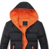Mens Vests Winter Down Coat Contrast Color Windproof Waterproof Padded Warm Cardigan for Outdoor 221130