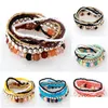 Kaliwowe bohemijskie mody biżuterii Straski żywiczne koraliki Bransoletka MTI warstwa Colorf Beade Charms Bracelets Drop dostawa dhozc