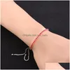 Bangle Fashion Jewelry Womens Crystal Rhinstone Beaded Thin Bracelet Lady Push Pl Bracelets S331 Drop Delivery Dhuhx