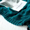 Blankets Cotton Knitting Blanket Diamond Plaid Air Conditioning Shawl Sofa Nordic Bedding Luxury High Quality Decoration