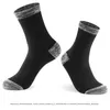 Men's Socks 6 Pair Winter Men Cotton Black Leisure Business Long Walking Running Hiking Thermal For Male Plus Size 38-48 221130