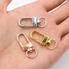 10 teile/los Snap Karabiner Haken Gold Silber Überzogene DIY Schmuck Machen Erkenntnisse für Schlüsselbund Neckalce Armband Liefert