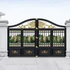 Villa Gate Aluminiumlegierungen Hof Gaters Gartengarten Gartentor Anti-Diebstahl europäischer Stil