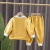 Conjuntos de roupas criança menino outono crianças tops calças esportes roupas infantis meninos agasalho para 221130