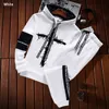 Men's Tracksuits Two Piece Sets Man Hooded Sweatshirts Pullover Autumn Winter Jogging Suit Hoodies Clothing 221129