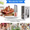 Mills MLIA Set Electric Pepper Mill Stainless Steel Automatic Gravity Induction Salt and Grinder Kitchen Spice Tools 221130