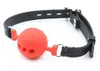 Bondage Soft Silicone Gag Ball BDSM Oral Gear Fetish Open Mouth Breathable Sex Toys For Couples Cosplay Slave Exotic Accessories 221130