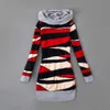 Kurtki damskie SWEATER PROREM Striped Druku