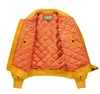 Giacche da uomo Hip Hop Autunno Inverno Spessa Army Navy Yellow Military Motorcycle Ma-1 Bomber da baseball pilota 221130