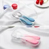 Storage Bottles Portable Transparent Plastic Tableware Case Spoon Fork Box Cutlery Organizer Travel