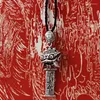 Chains Style 925 Sterling Silver Necklace Wake Up Lion Retro Beast Dance Chinese Pendant Auspicious Wishful Luck