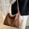 Sacs de soirée femme grande capacité sac fourre-tout en cuir souple épaule élégant tout Match sacs à main femmes foulard en soie décoration Shopping