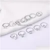 Bagues De Bande Bijoux De Mode Sier Knuckle Ring Set Vintage Twee Constellation Anneaux D'empilage Midi 12Pcs / Set Drop Delivery Dhgxy